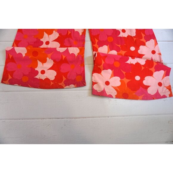 Mirae Paris Floral Retro Chic High-Waisted Wide-Leg Pants – Size 40 (US 8) - Picture 4 of 11